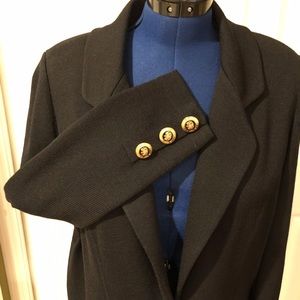 St. John Basics sweater jacket.